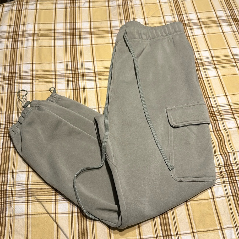 Brooklyn Cloth Green/Gray Cargo Joggers